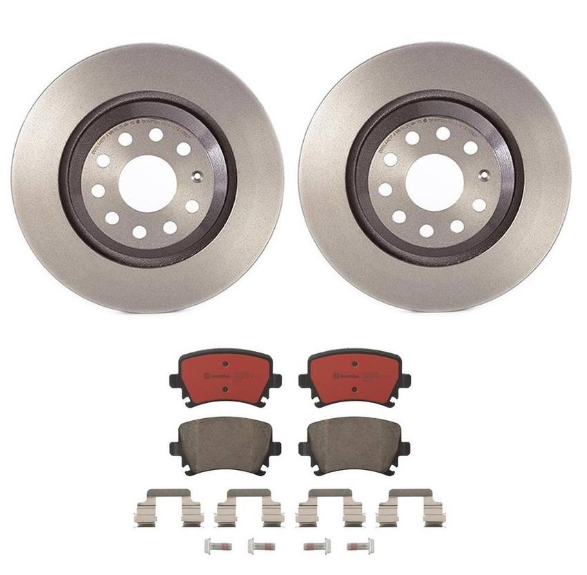VW Brembo Brakes Kit Pads and Rotors Rear (310mm) (Ceramic